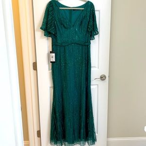 Emerald green formal dress